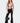 Satin Effect Lace Up Flared Jeans