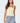 Side Button Eyelet Halter Top