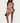 Kora Mixed Print Backless Mini Dress
