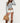 Iridescent Button Boat Neck Top