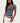 Striped Cowl Neck Halter Top