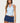 Debra Tailored Pinstripe Button Up Top