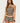 Elita Striped Textured Knit Halter Top