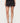 Sheer Sequin Bead Fringed Mini Skirt