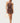 Beaded Cowl Neck Halter Mini Dress