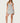 Grommet Cowl Neck Halter Mini Dress
