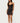 Asymmetric Lacey Satin Effect Mini Dress