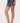 Ninah Abstract Ruched Mini Skirt