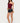 Textured Asymmetric Bead Fringe Strapless Top