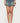 Levana Distressed Denim Mini Skirt