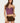 Abstract Metal Detail Halter Top
