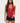 Beaded Chiffon Backless Cowl Neck Top