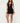 Abstract Detail Halter Mini Dress