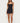 Polka Dot Cupped Chiffon Mini Dress