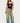 Textured Knit Strapless Cutout Top