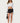 Abstract Rhinestone Mini Skort