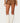 Washed Faux Leather Micro Cargo Shorts