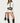 Mara Contrast Textured Knit Shorts