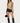 Sequin Asymmetric Slit Strapless Top