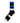 Stripe Socks / black & blue